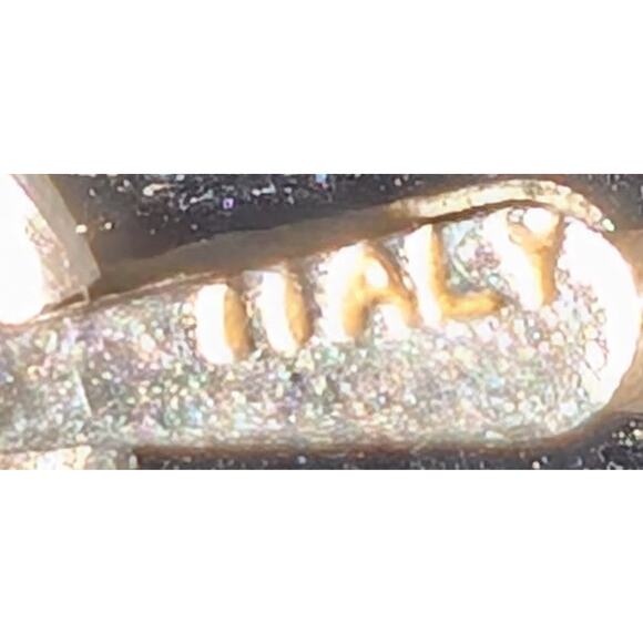 Vintage Y2K Millenium 2000 IBB 925 Sterling Silver Gemstone Pendant Italy Chain - Picture 4 of 6